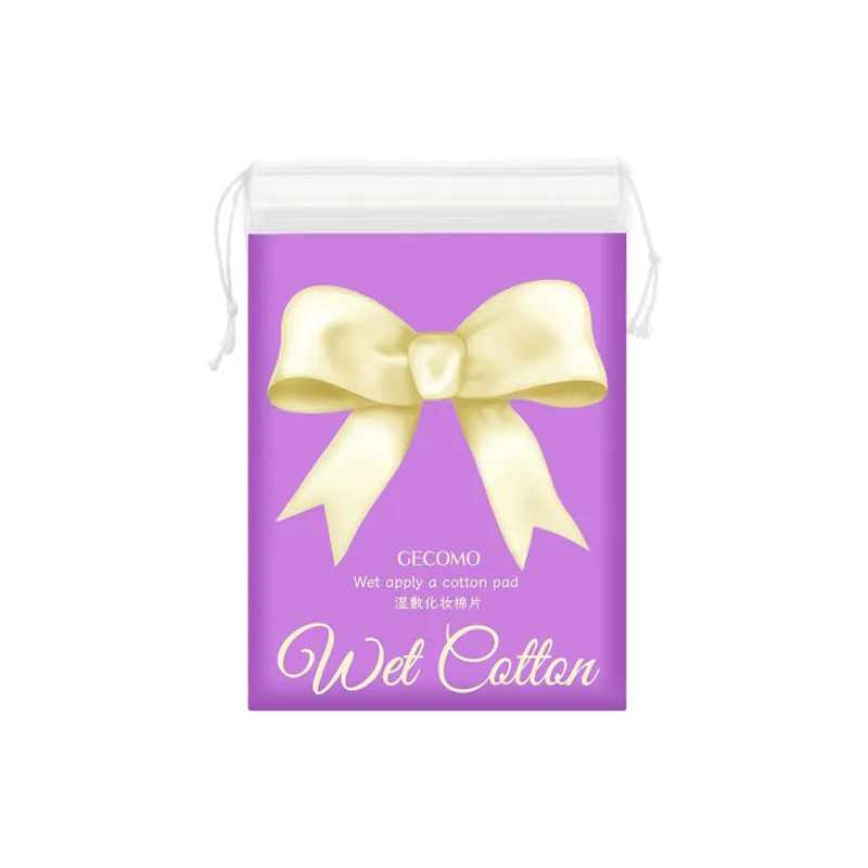GECOMO Hydrating Adherent Facial Cotton Pads For Makeup Removal Ultra Thin Style Makeup Tools-5