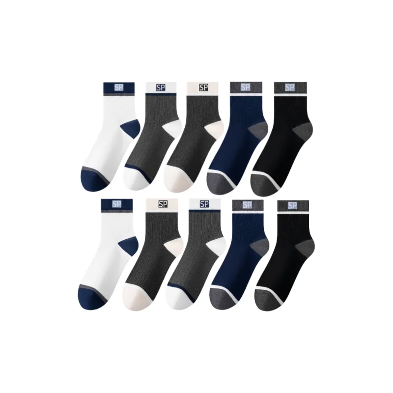 Lan Miao Mid Calf Socks Men's Combo Set-8