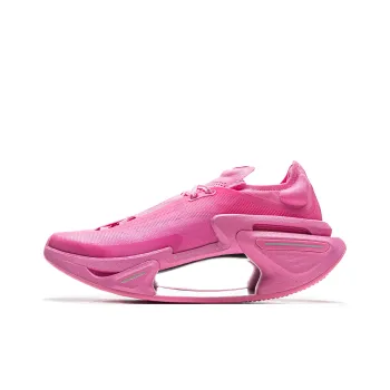 LiNing Shadow 3.0 Cushioned Wear Resistant Breathable Rebound Low Top Running Shoes Unisex Fluorescent Numbers Pink