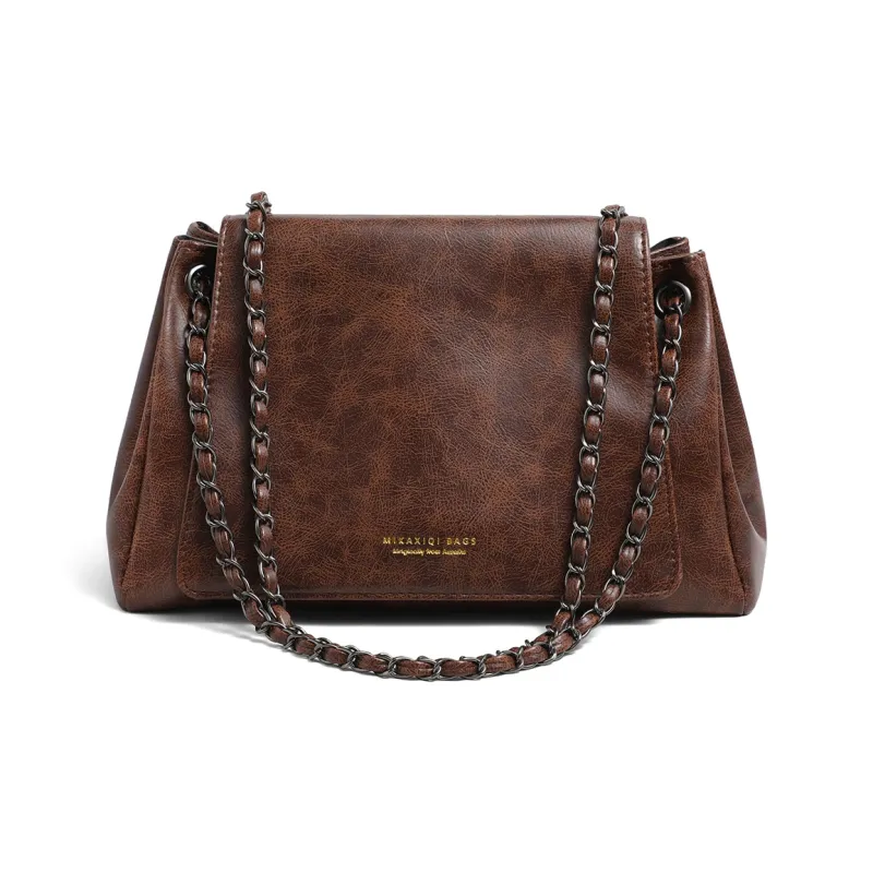 PT'SON Synthetic Leather Crossbody Underarm Tote Shoulder Bag Regular Women's Coffee-1