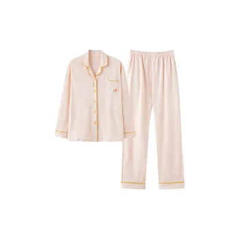 XIAFENYAN Pajama Set Women's 1Peach Pink