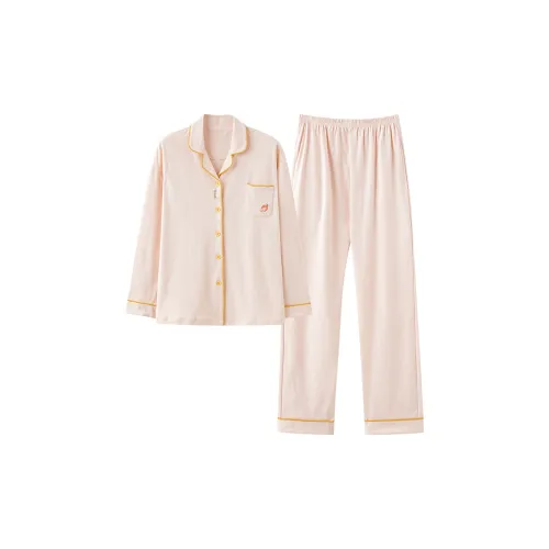 XIAFENYAN Pajama Set Women's 1Peach Pink