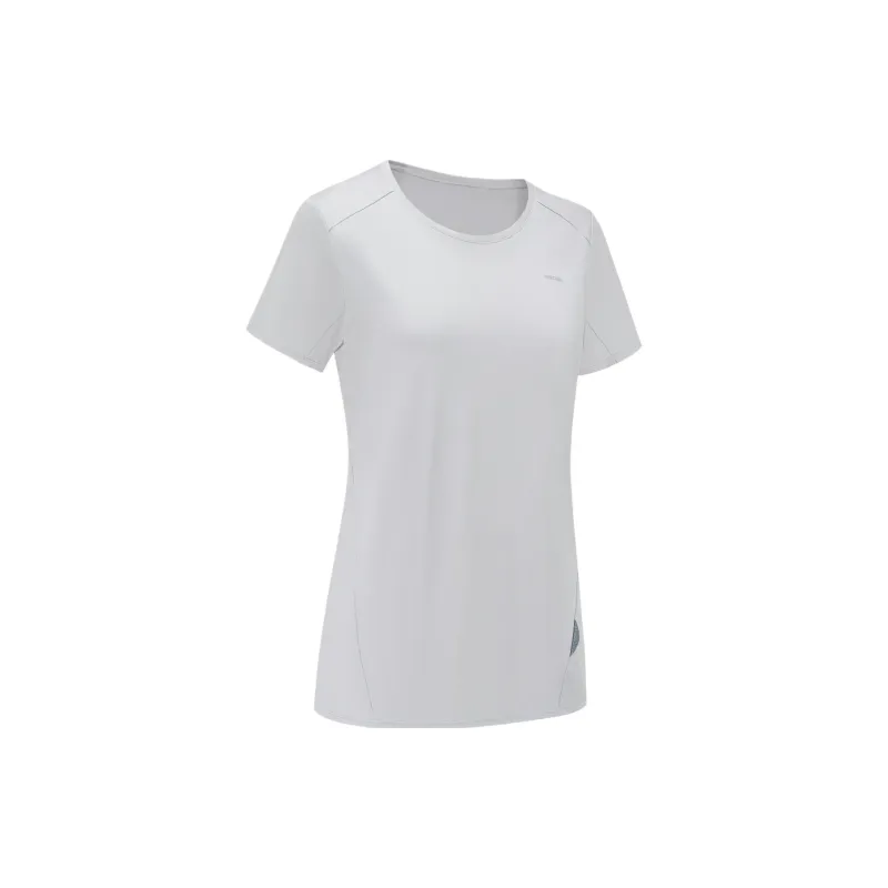 DECATHLON Regular T Shirt Women's Zinc Gray-3