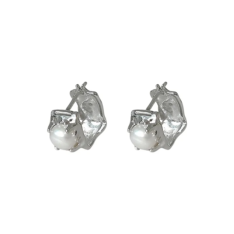 EAR PARTNER 925 Sterling Silver Stud Earrings Women's-0
