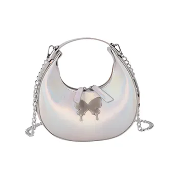 BGAY PU Shoulder Bag Crossbody Bag Handbags Regular Women's Silver