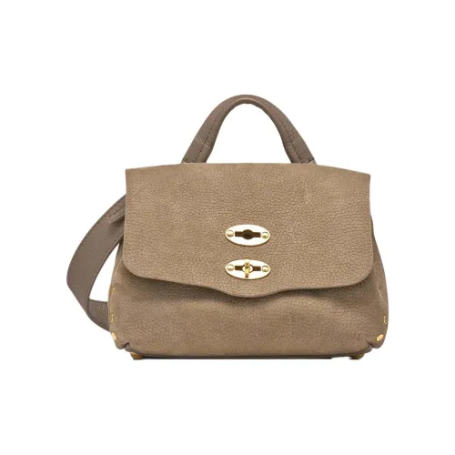 Zanellato Postina Calfskin Messenger Bag Shoulder Bag Crossbody Bag Handbag Women's Brown