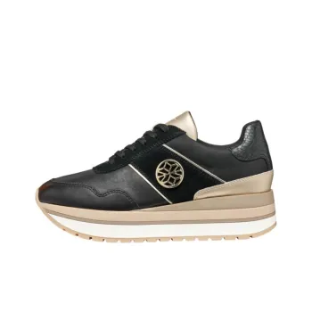 GEOX New Kency Abrasion Resistant Low Top Casual Shoes Women's Black