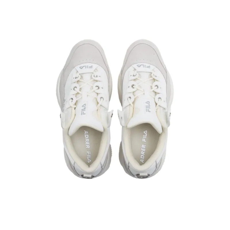 ADRER x FILA Provenance Cushioning Wear Resistant Low Top Casual Shoes Women's Silver Gray-2