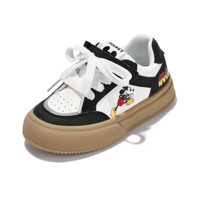 Disney Mickey Series Slip Resistant Cushioning Abrasion Resistant Low Top Skateboard Shoes Women's-8