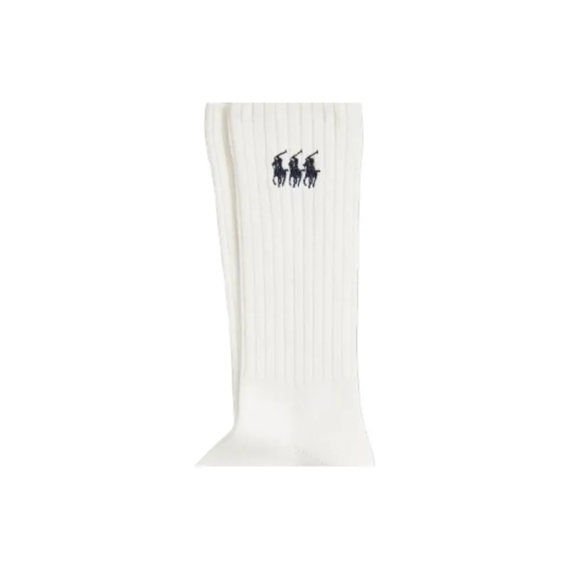 Polo Ralph Lauren Knee-High Socks Men's 1 Pack White-4