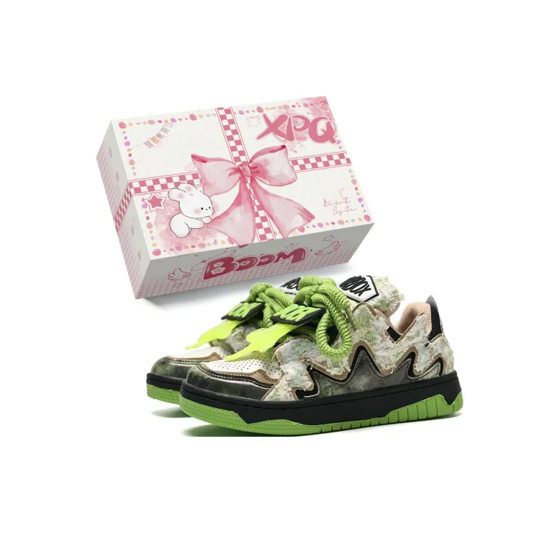 XPQ Coverage Anti-Slip And Wear-Resistant Low-Top Skateboard Shoes Unisex-4