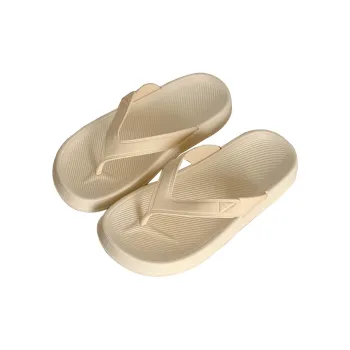 Thin Strips Slippers Women's, Creamy Apricot