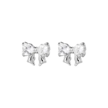 CHINA GOLD 925 Sterling Silver Stud Earrings Women's