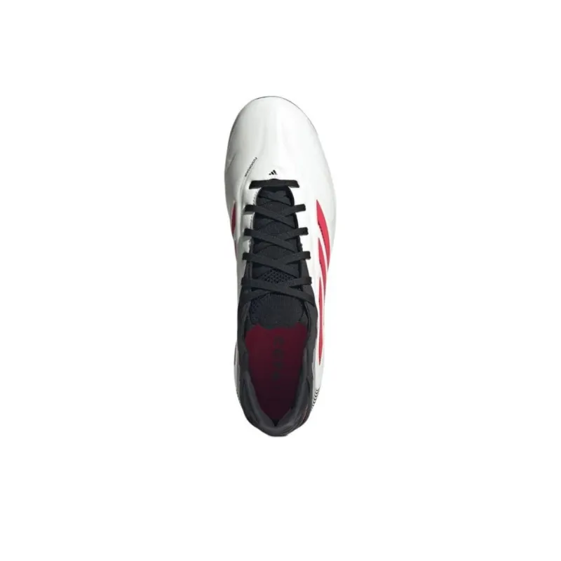 Adidas Copa Pure 3 Soccer Shoes Men Low Top White/Black/Red-2