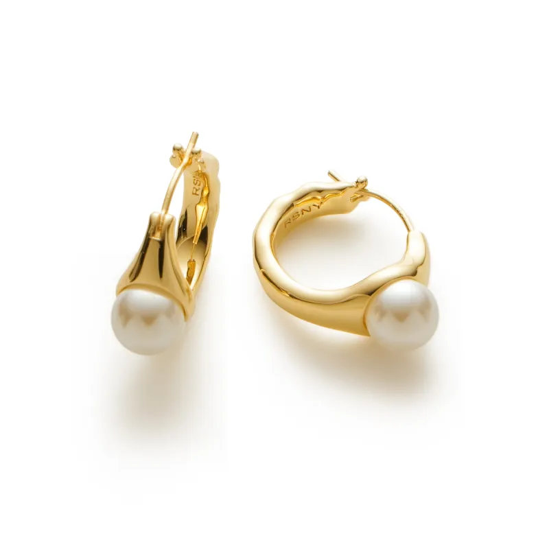 RSNY Gold Plated Copper Earrings Women's-0