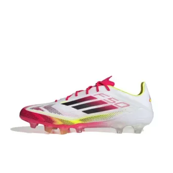 Adidas F50 ELITE Soccer Shoes Unisex Low Top White Black Yellow