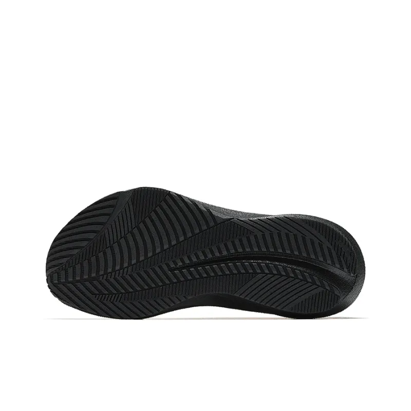 Anta Cushioning Rebound Breathable Low Top Nitrogen Technology Training Running Shoes Men's Black-4