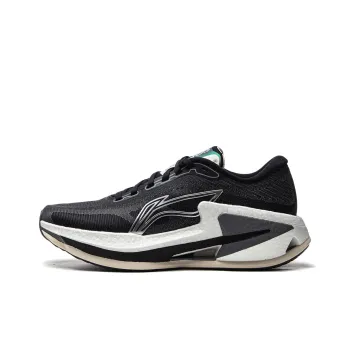 LiNing Liuliu 8 Cushioned Slip Resistant Abrasion Resistant Breathable Low Top Running Shoes Women's Black