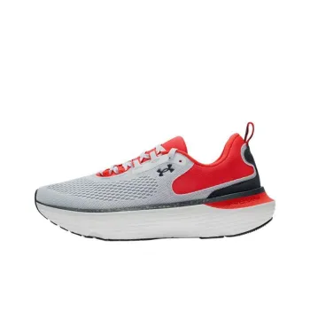 Under Armour Infinite Elite 2 Anti Slip Wear Resistant Low Top Casual Running Shoes Men's Gray Red