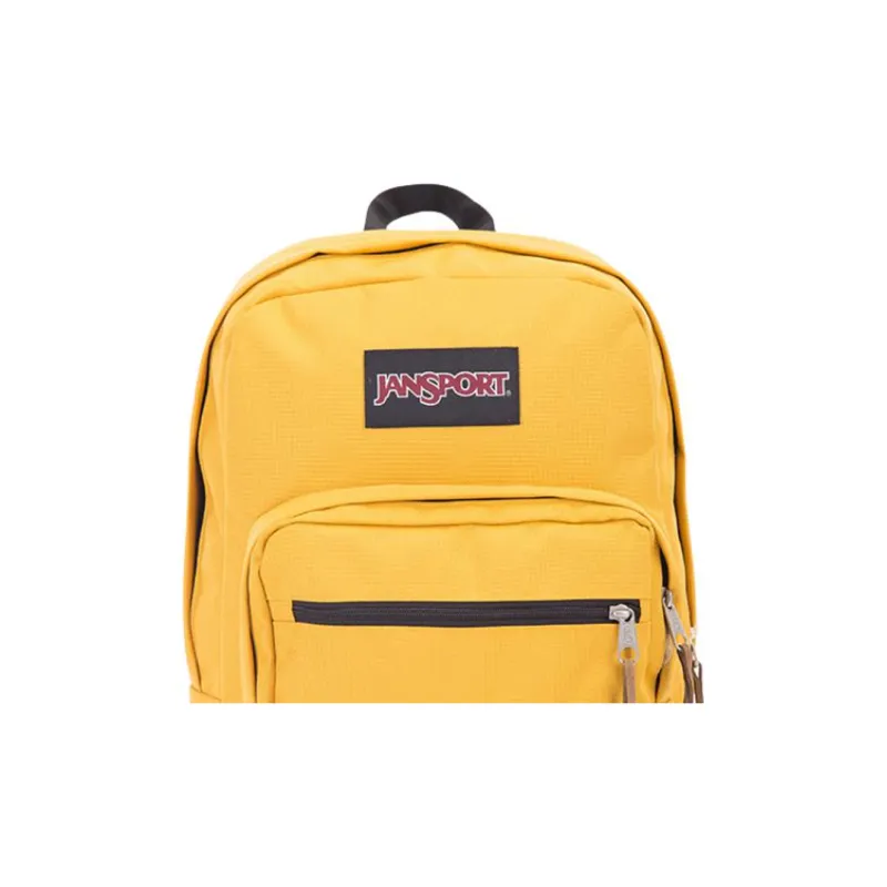 JanSport Polyester Backpack Medium Size Women's Ginger Yellow-1