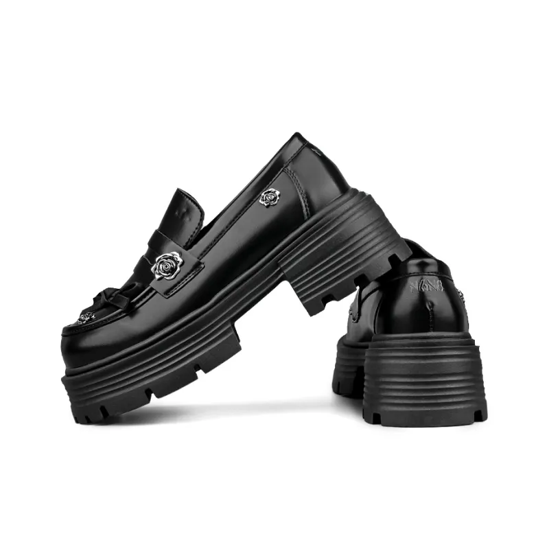 N6N8 Loafers Chunky Heel Women's-2