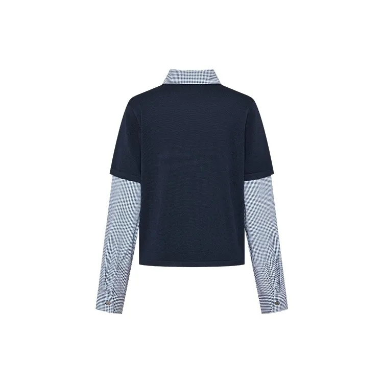 URBAN REVIVO Knitwear Women's Navy Blue-1