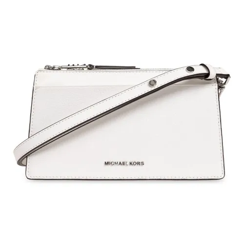 MICHAEL KORS Empire Calfskin Shoulder Saint Bag Women's White