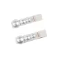 1 Pair Beige (Three-Half Beads) 000240