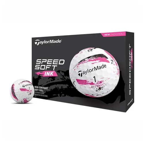 TAYLORMADE Golf Ball Unisex White Pink