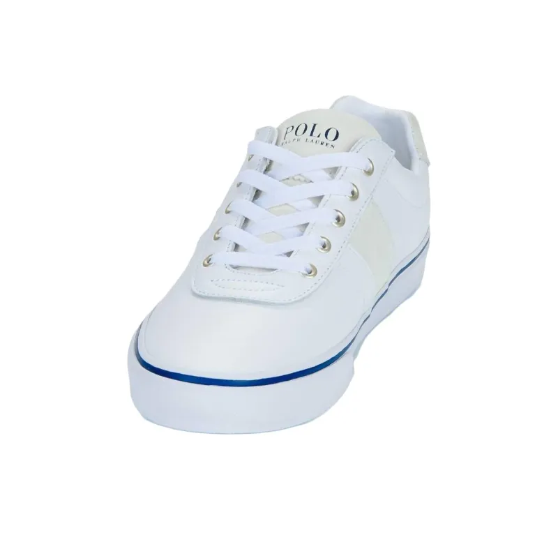 Polo Ralph Lauren Hanford Low Top Skateboard Shoes Men's White-3
