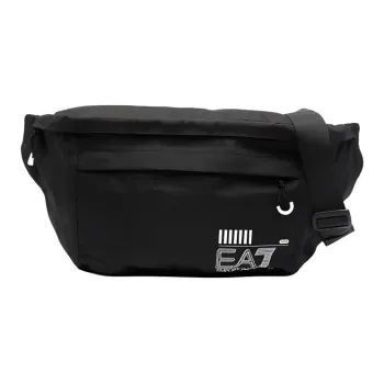 EMPORIO ARMANI Polyester One Shoulder Crossbody Fanny Pack Regular Men's Black