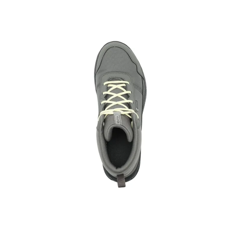 DECATHLON NH100 Shock absorbing And Waterproof Mid Top Trekking Shoes Women's Khaki Gray-3