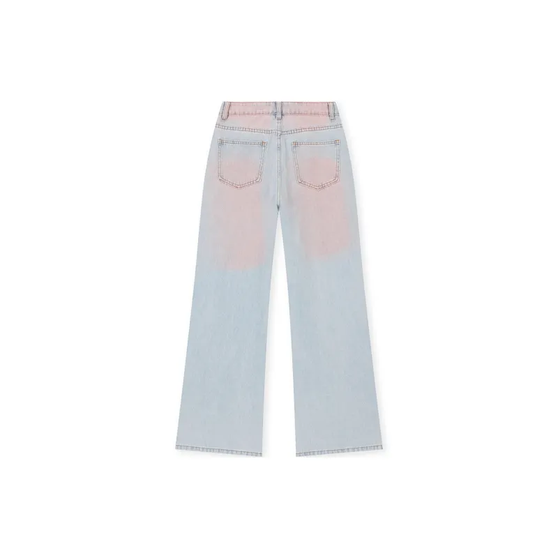 BONELESS Jeans Women's Pink Blue-1