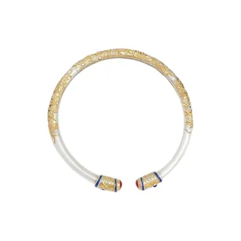 UZIID S999 Silver Bangles Women's