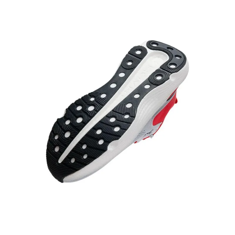 Under Armour Infinite Elite 2 Anti Slip Wear Resistant Low Top Casual Running Shoes Men's Gray Red-4