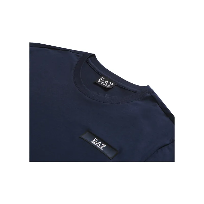 EMPORIO ARMANI EA7 T Shirts Men Navy Blue-3