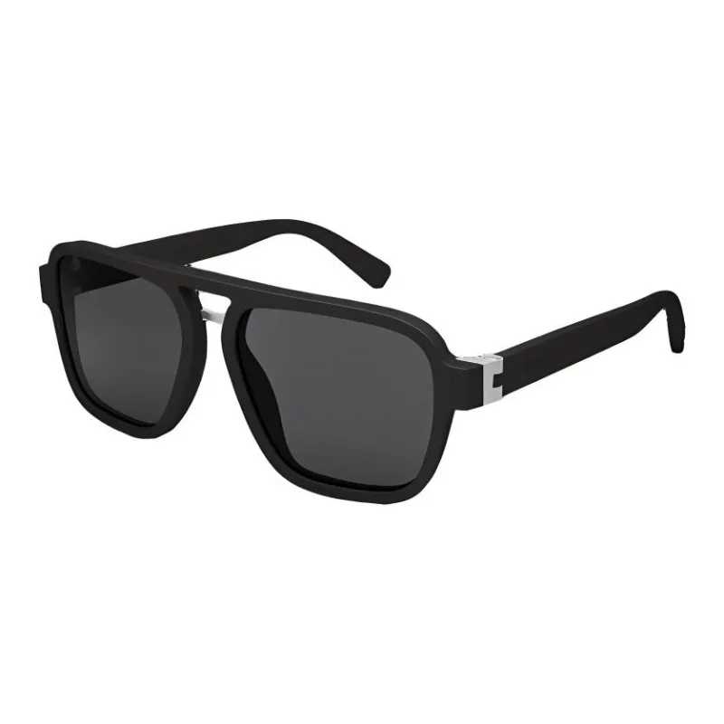 BVLGARI Acetate Aviator Sunglasses Unisex Black-0