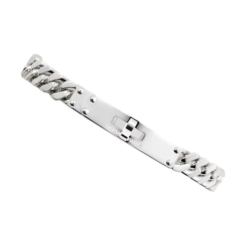 HERMES 925 Sterling Silver Bracelets Women's Silver-1