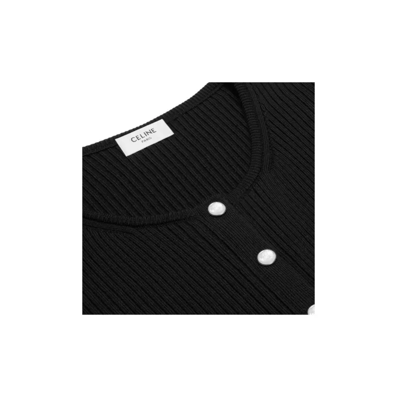 CELINE SS25 Sweater Women's Black-2