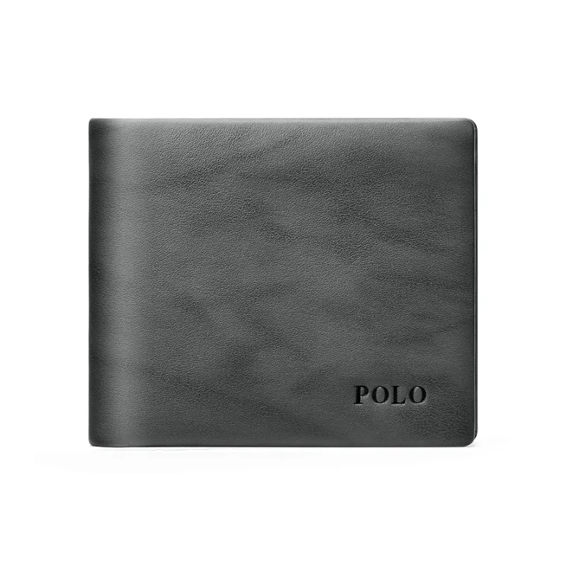 POLO Cow Leather Belts Men's Electrophoresis Black Width 3.5cm-12