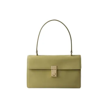 PRADA Soft Sound Cow Leather Portable Crossbody Bag, Shoulder Bag Medium Size Women's Light Grass Green