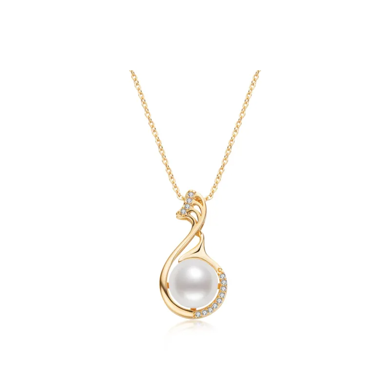 ZHENZHUAOMI Freshwater Pearl Necklaces Women's-0
