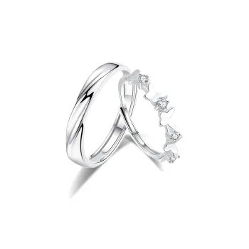 Love Jewelry 999 Fine Silver Rings Unisex