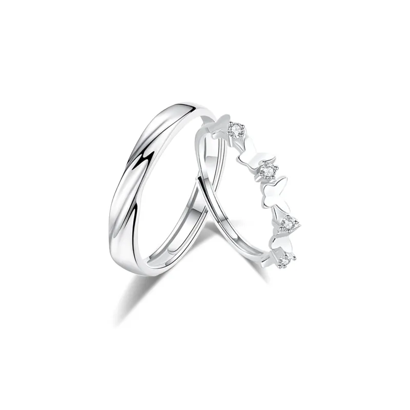 Love Jewelry 999 Fine Silver Rings Unisex-0