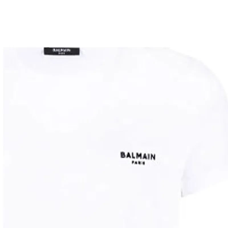 BALMAIN T Shirts Men White-4