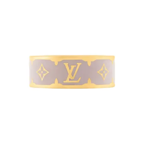 LOUIS VUITTON Metal Rings Women's Light Brown