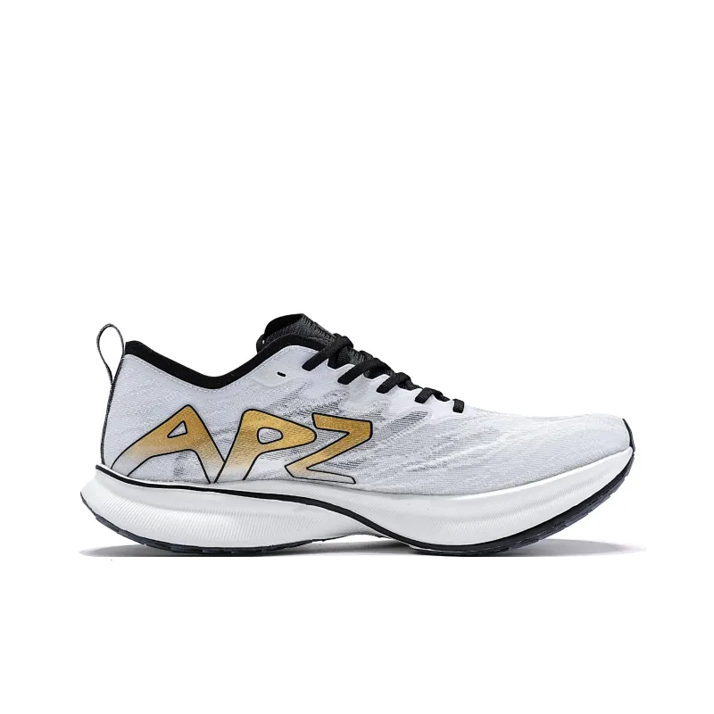 IRUNSVAN Low-Top Full-Length White Gold True Carbon Plate Running Shoes Unisex Black/Gold Glory-1