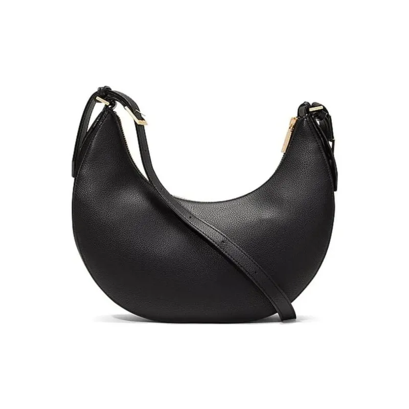 Victoria's Secret PU Shoulder Bag Medium Size Women's Black-1