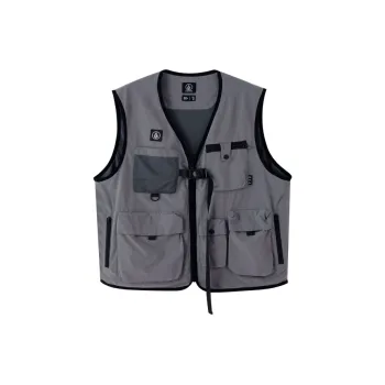 VOLCOM Vests Unisex Light Gray