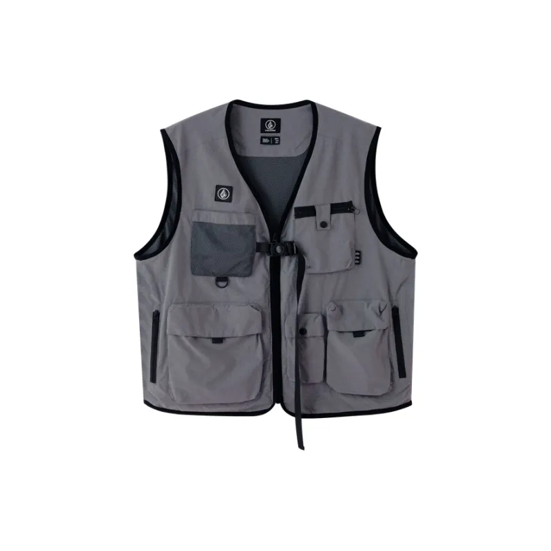 VOLCOM Vests Unisex Light Gray-0